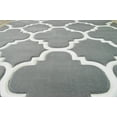 thumbnail image 5 of Planet Rugs Modern Area Rug, 6'6" x 6'6" Round, Gray, Fade Resistant, 5 of 5