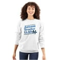 thumbnail image 3 of Autism Touches Us All Puzzle Piece Unisex Plus Fleece Graphic Sweatshirt Brisco Brands 2X, 3 of 5