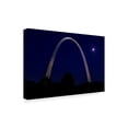 thumbnail image 2 of Trademark Fine Art 'St. Louis Arch With Starburst Moon' Canvas Art by Galloimages Online, 2 of 3