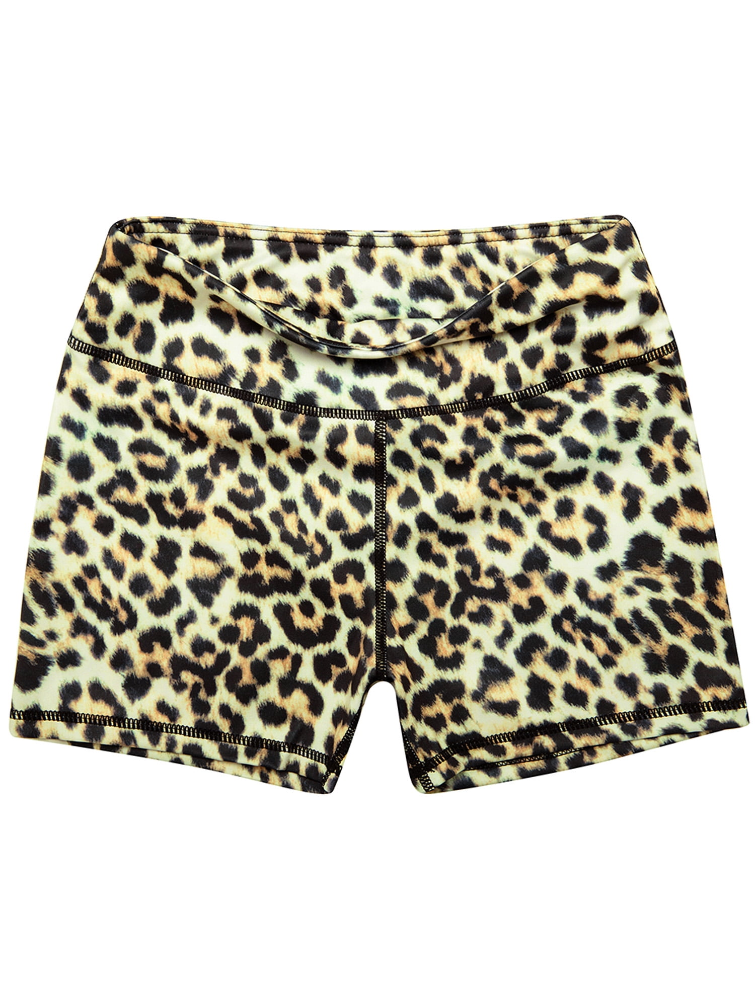 Leopard print workout shorts with Comfort Workout Clothes