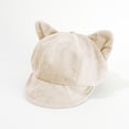 thumbnail image 2 of Fgnfyis Elegant Beret Hat Classic Slouchy Boy Cap Fashionable Headwear for Daily Outfits Face Womens Hats Beige, 2 of 4