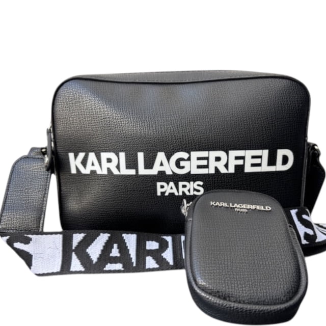 Bolsa Crossbody Camera Karl Lagerfeld Paris Black