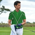 thumbnail image 3 of Balery Golf Sport Club Camisa Polo de Hombre con Estampado, de Manga Corta y Tejido Medio, Camisa Tipo Golf Polo-Large, 3 of 6