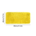thumbnail image 3 of Apmemiss Clearance Solid Color Bath Mats Bathroom Rugs Universal Soft Comfortable Water Absorption Non Slip Thick Machine Washable Easier to Dry Dark for Toilet Tub Shower Floor, 3 of 8