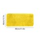 thumbnail image 3 of Alfombra de baño de color liso, suave y afelpada, 40 x 80 cm, lavable a máquina, antideslizante, absorbente de agua para un secado rápido, gruesa y cómoda para usar en el suelo de la ducha o, 3 of 9