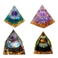 thumbnail image 5 of Pirámide Cristales Curativos Energía Piedra Escultura Resina (Bola 5cm), 5 of 5