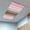 Pink, variant on Pink Wood Grain Fluorescent Light Covers, Brown Vintage Mottled Country Stripes Magnetic Light Covers for Ceiling Lights, Fluorescent Ceiling Shade Filters for Classroom Bedroom Office 4x2Ft x 4PCS