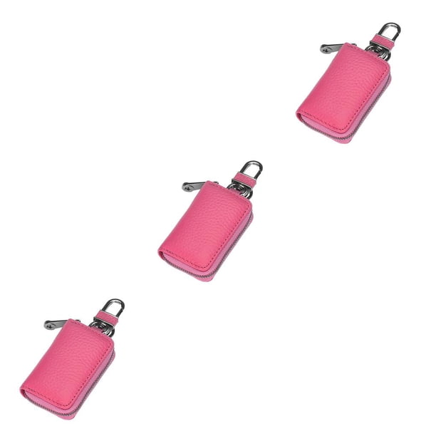 Cartera de cuero Sonducket portátil para playa escuela llaves almacenamiento monedero rosa CBP318970