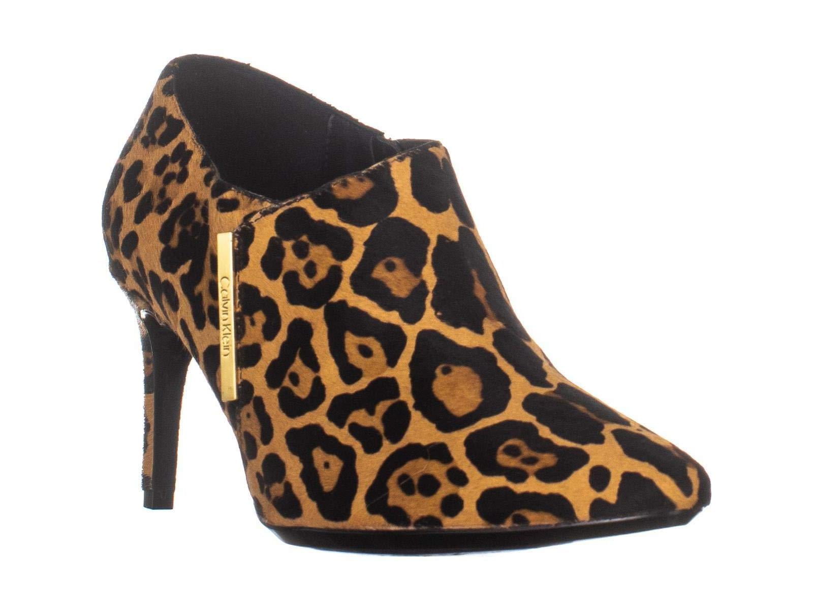 calvin klein leopard boots