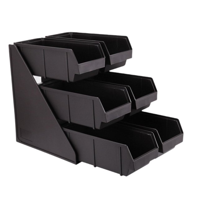 Cajón caja de almacenamiento estantes organizador organización práctico contenedor de almacenamiento versátil estuche para encimera gabinete de baño 6 rejillas