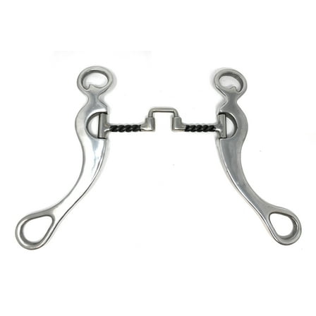 AJ Tack Aluminum Cheek Sweet Iron Square Twist Correction Bit