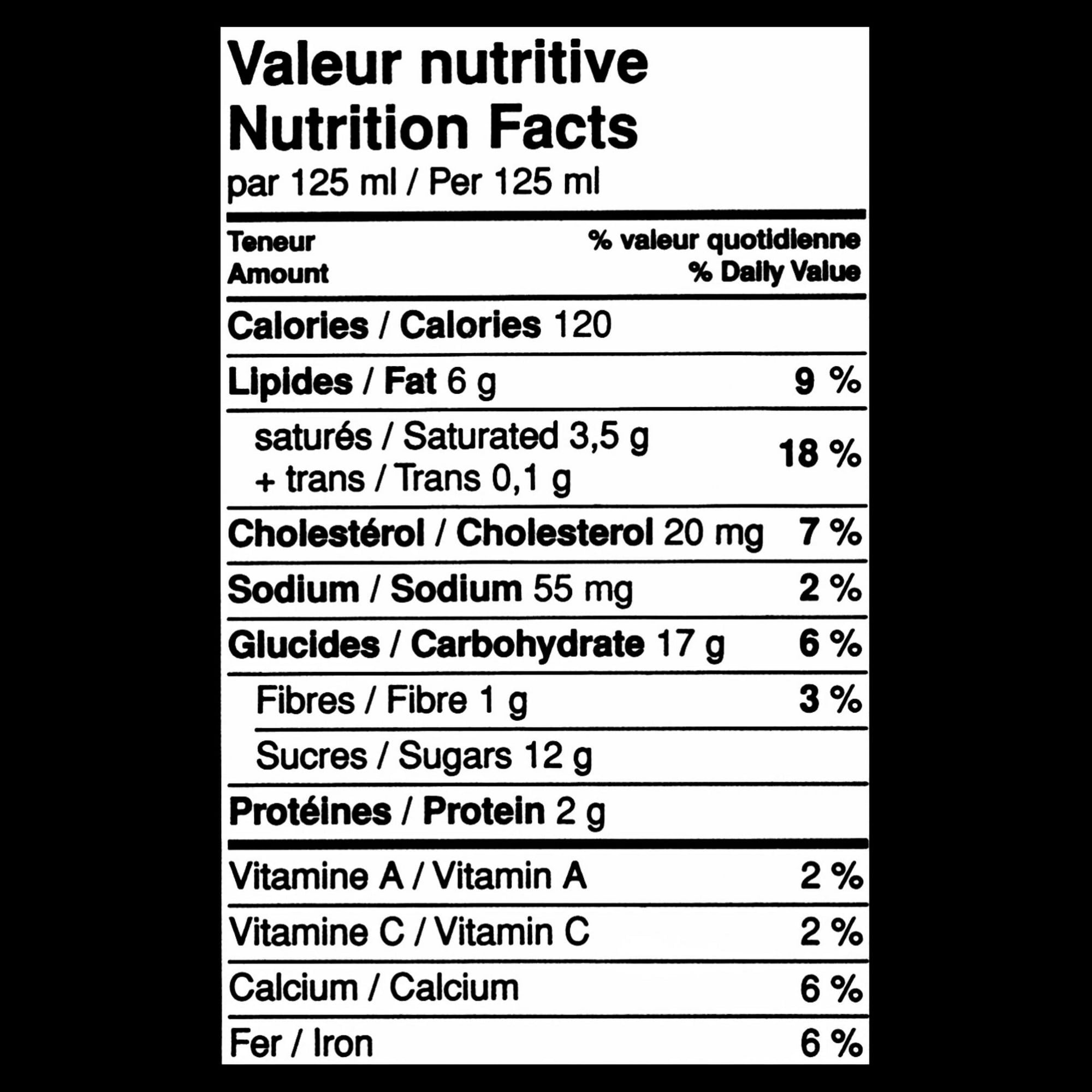 Coaticook Double Chocolate Ice Cream, 2 L