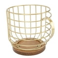 thumbnail image 1 of Panier de Rangement pour Capsules de Café en Forme de Tasse Support de Dosette de Café Organisé Format Spacieux Maison Bureau Café, 1 of 7