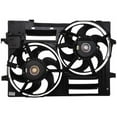 thumbnail image 2 of Dual Radiator and Condenser Fan Assembly Fits select: 2002-2007 JAGUAR X-TYPE, 2 of 3