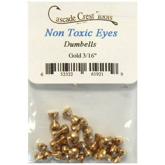 Cascade Crest Non Toxic Dumbbell Eyes Black