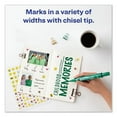 thumbnail image 3 of Marks A Lot Large Desk-Style Permanent Marker, Broad Chisel Tip, Green, Dozen (8885) | Bundle of 2 Dozen, 3 of 5
