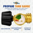 thumbnail image 4 of Flame King Propane Tank Gauge with Leak Detector and Glow in the Dark Dial, 4 of 10