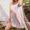 Pink, variant on SMihono Summer Dress for Women Plus Size Women Fashion Casual Gradient Olor Sleeveless O-Neck Ankle-Length Dress