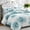 Blue, variant on 3pcs Queen Summer Large Bedding Set, Soft Fluffy Breathable Comforter, Grid Stitched Hotel Quality, AllSeason Warmth