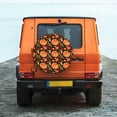 thumbnail image 6 of Goofa Autumn Pumpkin Pattern Universal Tire Cover for Jeep, SUV, Truck, and Trailer – Waterproof, UV-Resistant,Easy to Install, Fits 14"-17" Tires-15 inch, 6 of 6
