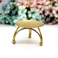thumbnail image 7 of Wovilon Iron Candle Holder Round Table Golden Candlestick for Party Wedding Ornament 1Pc Home Decor, 7 of 7