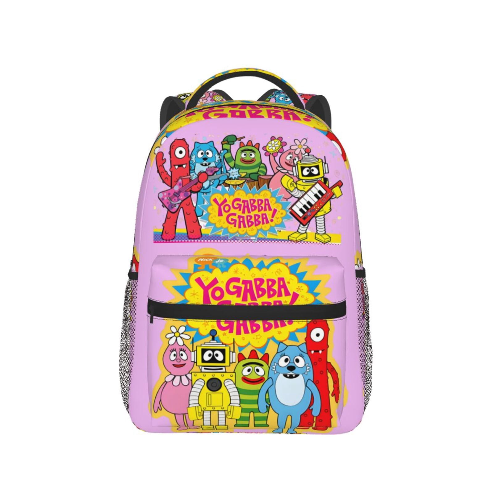 Yo Gabba Gabbaland Backpack Lightweight Bookbag Casual Daypack For Women Men Travel Laptop Bag Multifunctional Bag