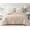 Blush, variant on Chezmoi Collection Contemporary Ruffle Diamond Luxury 3 Piece Bedding Set, Queen