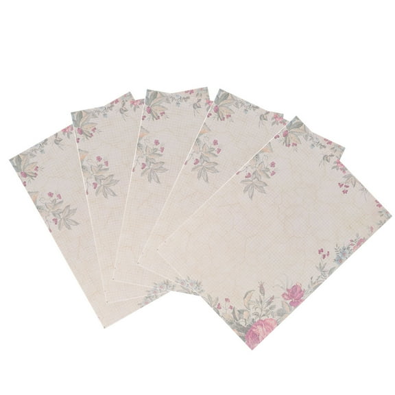 Raindrops 50 Pcs Vintage Stationery Retro Writing Paper Vintage Letter Paper