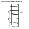 thumbnail image 2 of Over The Toilet Storage, 3-Tier Over-The-Toilet Space Saver Organizer Rack, Stable Freestanding Above Toilet Stand For Bathroom, Restroom, Laundry, 2 of 7