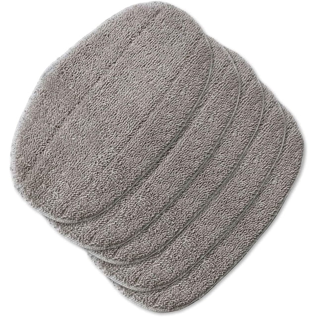 Almohadillas de repuesto para fregona de 5 piezas para limpiadores de vapor, cubiertas de fregona de escoba de vapor para limpieza profunda de poros