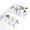 Water Ripple, variant on 25Pcs Thumb Tacks, 0.8" Decorative Push Pins and Tacks for Bulletin Board, Star-Shaped Thumbtacks, Ideal Desk Accessories for Office Decor,Home (Luminous Star)