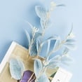 thumbnail image 4 of QIDESHIP Mediterranean Style Artificial Eucalyptus Branches, 1-Piece with Leaves Silk Flowers for Home Decor, Wedding Bouquets, Table Centerpieces & Vase Arrangements, 4 of 9