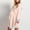Pink, variant on BRGZLK Maternity Nursing Robe Summer Soft Comfortable Long Sleeve Loose V Neck Lace Trim Nightgown with Adjustable Waistband for Breastfeeding Gray M