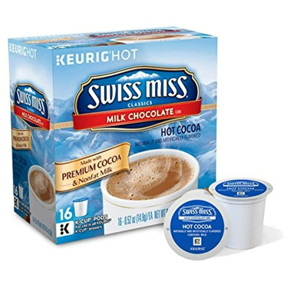 Swiss Miss Hot Cocoa Hot Milk Chocolate K Cups 16 Ct