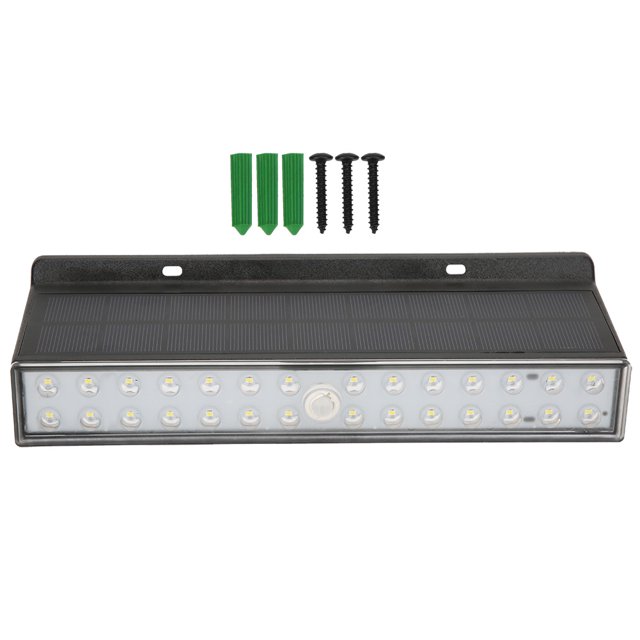 Lámpara de pared LED solar Pamolo inteligente con sensor de movimiento y doble efecto para exteriores resistente al agua