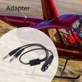 thumbnail image 2 of ZheElen Aviation Headset to GA Pilot Headset Adapter Headphone Converter Replacement for Airbus XLR, 2 of 9