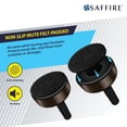 thumbnail image 3 of Niveladores ajustables para muebles Saffire, color marrón oscuro (paquete de 4), 3 of 8