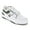 White/Dark Green, variant on PONY Mens M100 Low Genuine Leather Premium Lace Up Athletic Sneaker Shoe