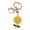 Imitation gold, variant on Sunflower Keyring Wear Resistant Metal Accessory Flower Key Holder Versatile Backpack Decoration for Travel