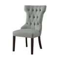 Inspired Home Adalynn Velvet Dining Chair Set of 2 Wingback Button