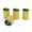 Yellow, variant on Justice League Batman Athletic Logo Tire Rim Wheel Aluminum Valve Stem Caps