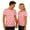Pink, variant on Womens Mens Valentines Day Graphic Tees Short Sleeve Couple Bow Tee Shirts Valentine Boyfriend Girlfriend Matching Tops, M Pink