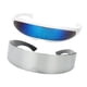 thumbnail image 1 of Paquete de 2 Uds. Gafas de terre para Disfraz de Robot Alienígena Azul Angosto Plateado Metálico Guapo Accesorios de Cosplay Yinane Gafas de sol de robot de fiesta, 1 of 7