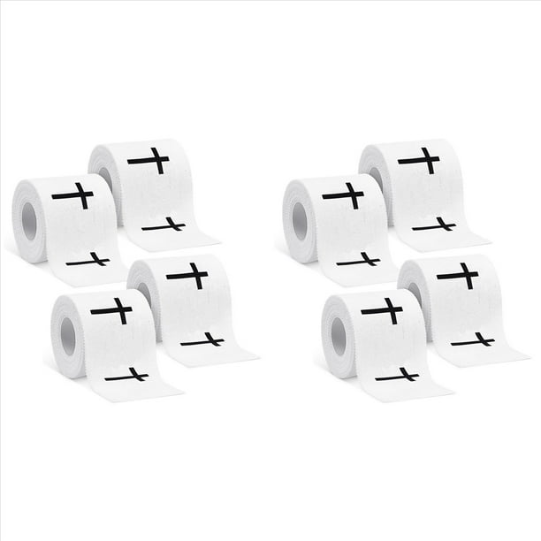 8 Cintas Deportivas Cristianas de 5 cm X 7 M, de Algodón, para Atletas, Entrenadores y Tenistas.