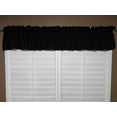 thumbnail image 2 of Solid Poplin Window Valance 58" Wide Black, 2 of 3
