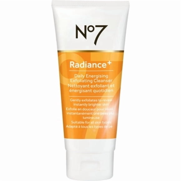 No7 Radiance+ Daily Glow Polish Energizing Exfoliating Cleanser