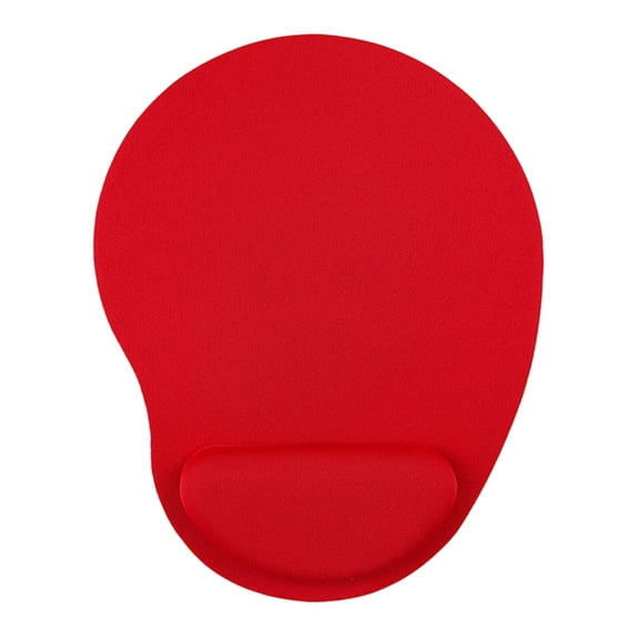 KUMEE Mouse Pad with Wrist Rest,Memory Foam Ergonomic Mouse Pad,Gaming Mouse Pad,Hand Pain Relief Mouse Pad for Laptop Desk Pad for Keyboard and Mouse Red
