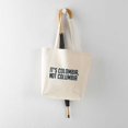 thumbnail image 5 of CafePress - It's Colombia Not Columbia Tote Bag - Unisex Canvas Tote Bag, Beige, 1-Piece, 5 of 7