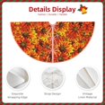 thumbnail image 5 of Bingfone Christmas Tree Skirt Mat Christmas Decoration Interior 30"-Sunflower, 5 of 8