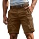 thumbnail image 1 of WILLBEST Pantalones Cortos para Hombre, Informales, de Verano, Ligeros, Transpirables, Cómodos, para Exteriores, Ajuste Relajado, Cintura Elástica, Tela Suave para Uso Diario., 1 of 5